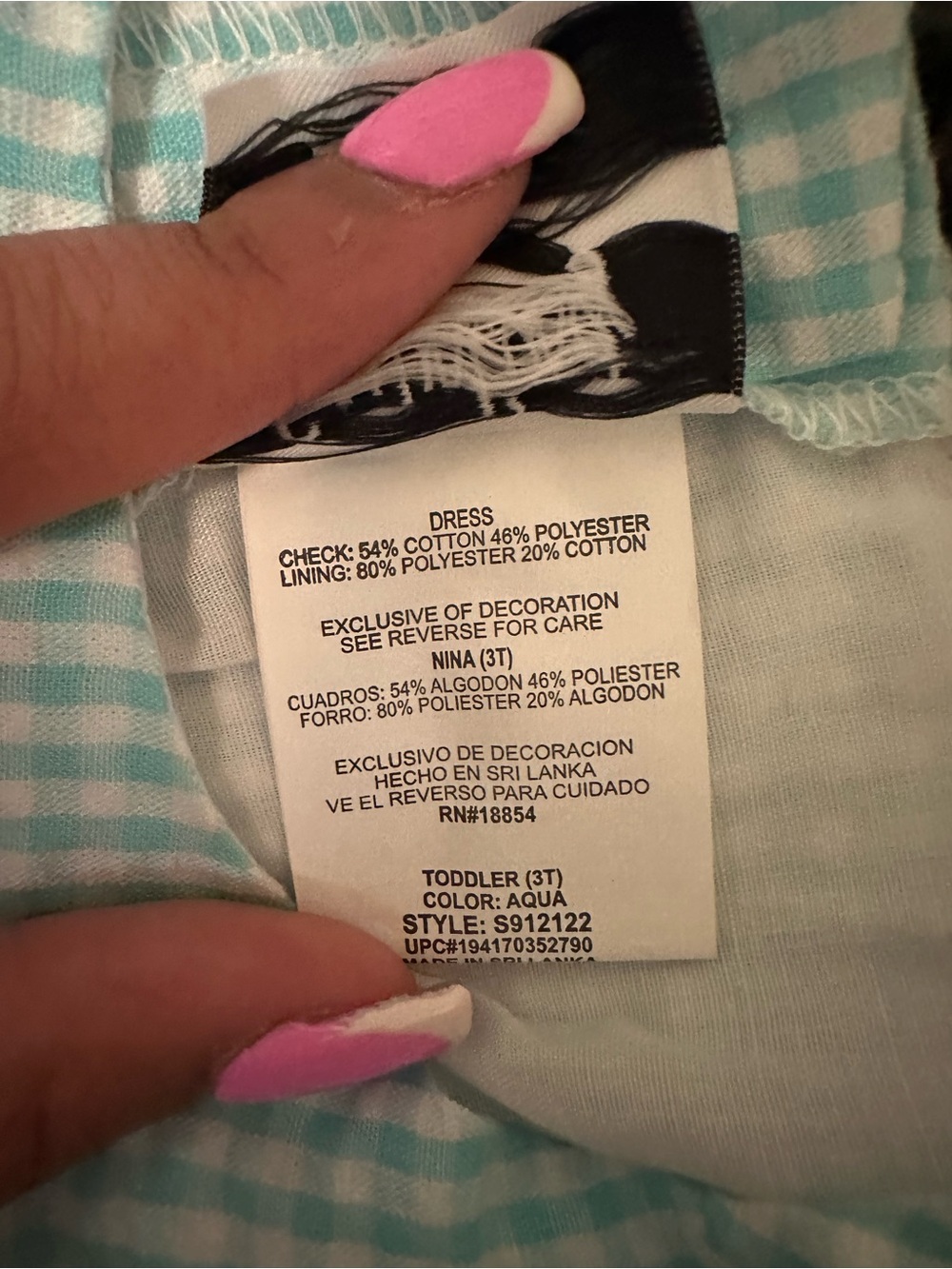 Counting Daisies Gingham Cupcake Dress - Picture 4 of 4